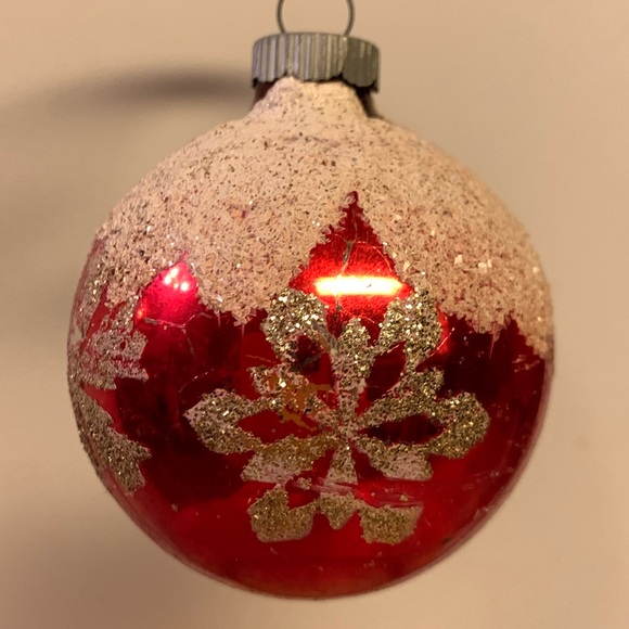 Vintage Other - Shiny Brite Vintage Christmas Ornament - Glass